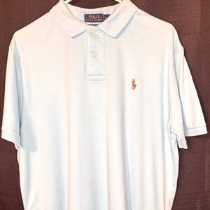 ralph lauren 
Size: L
Light Blue
